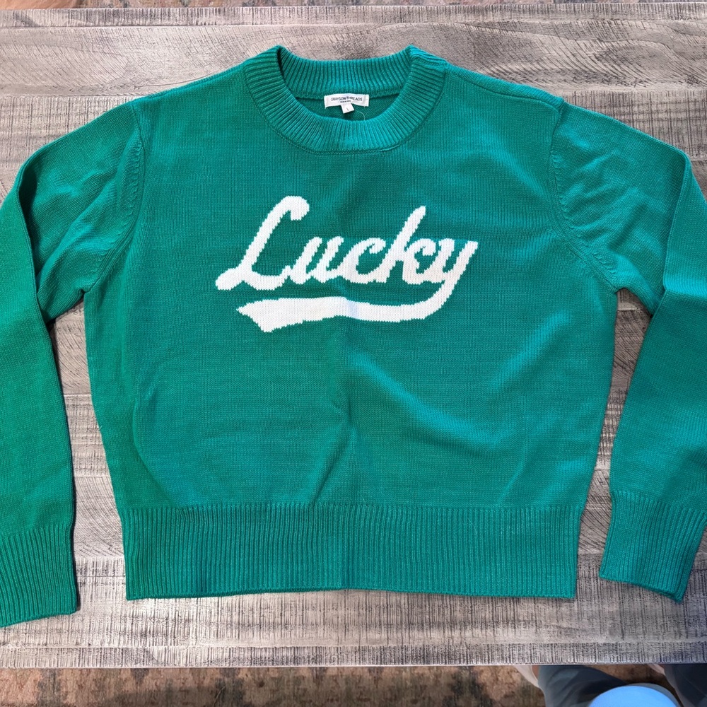 Grayson Threads Green 'Lucky' Sweater